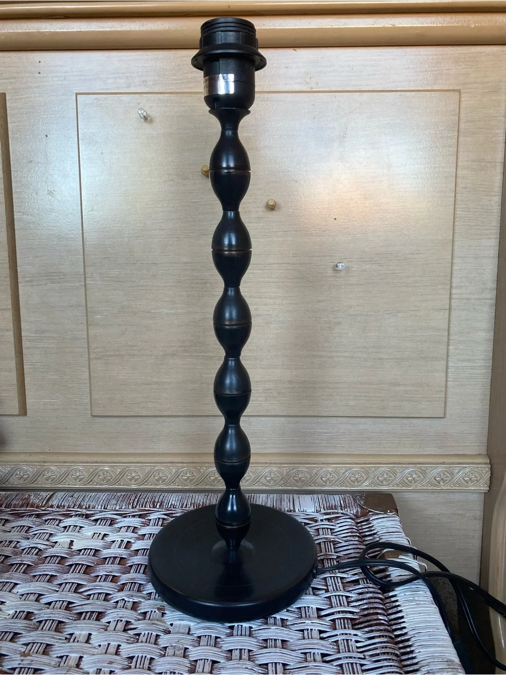 Vintage IKEA Copper Bobbin Table Lamp - 18